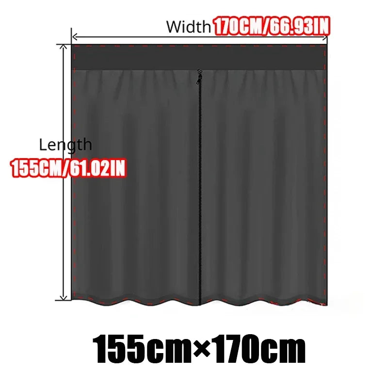 Universal Van camper Magnetic Sliding Door Mosquito Fly Net Mesh Screen