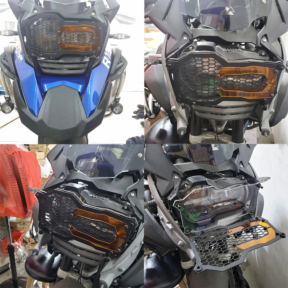 Flipable Headlight Protector Guard for BMW R1250GS/R1200GS 2013-2023, 40 Years