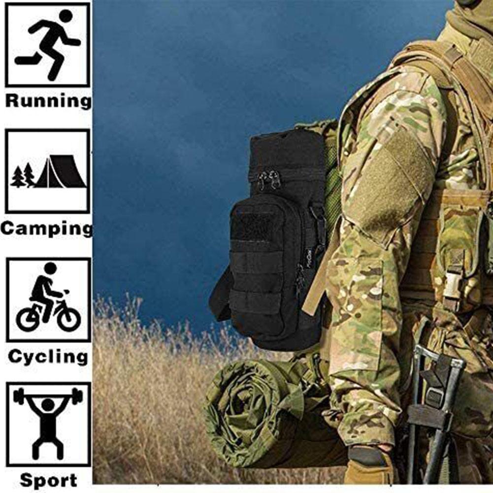 Molle Water Bottle Holder Bag Hydration Carrier Pouch with Strap 32oz Nylon