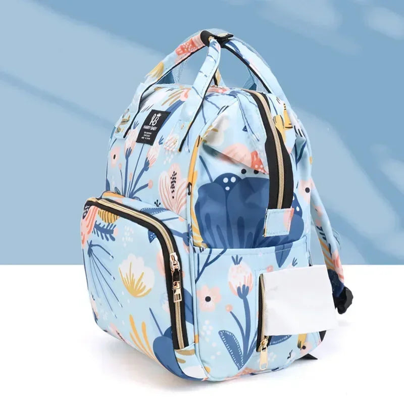 Multifunctional Waterproof Nappy Backpack - Large Capacity Diaper Bag for Mom