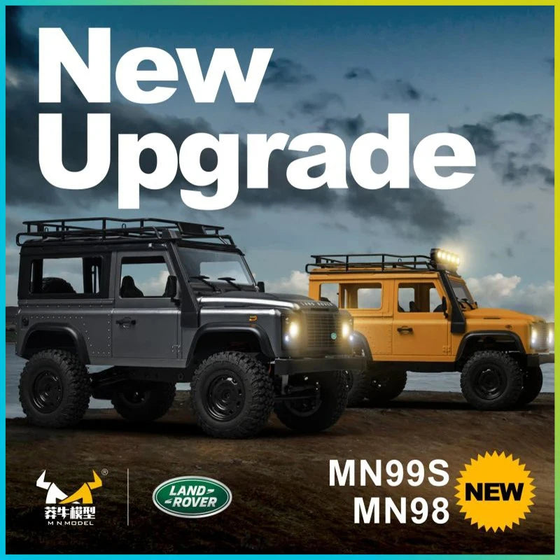 MN99S/MN98 1:12 4WD RC Defender 2.4G RTR Rock Crawler Truck 80m Range 40min