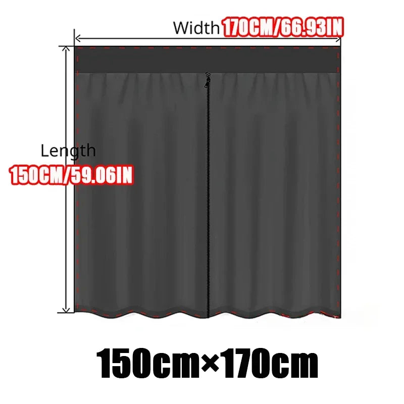 Universal Van camper Magnetic Sliding Door Mosquito Fly Net Mesh Screen