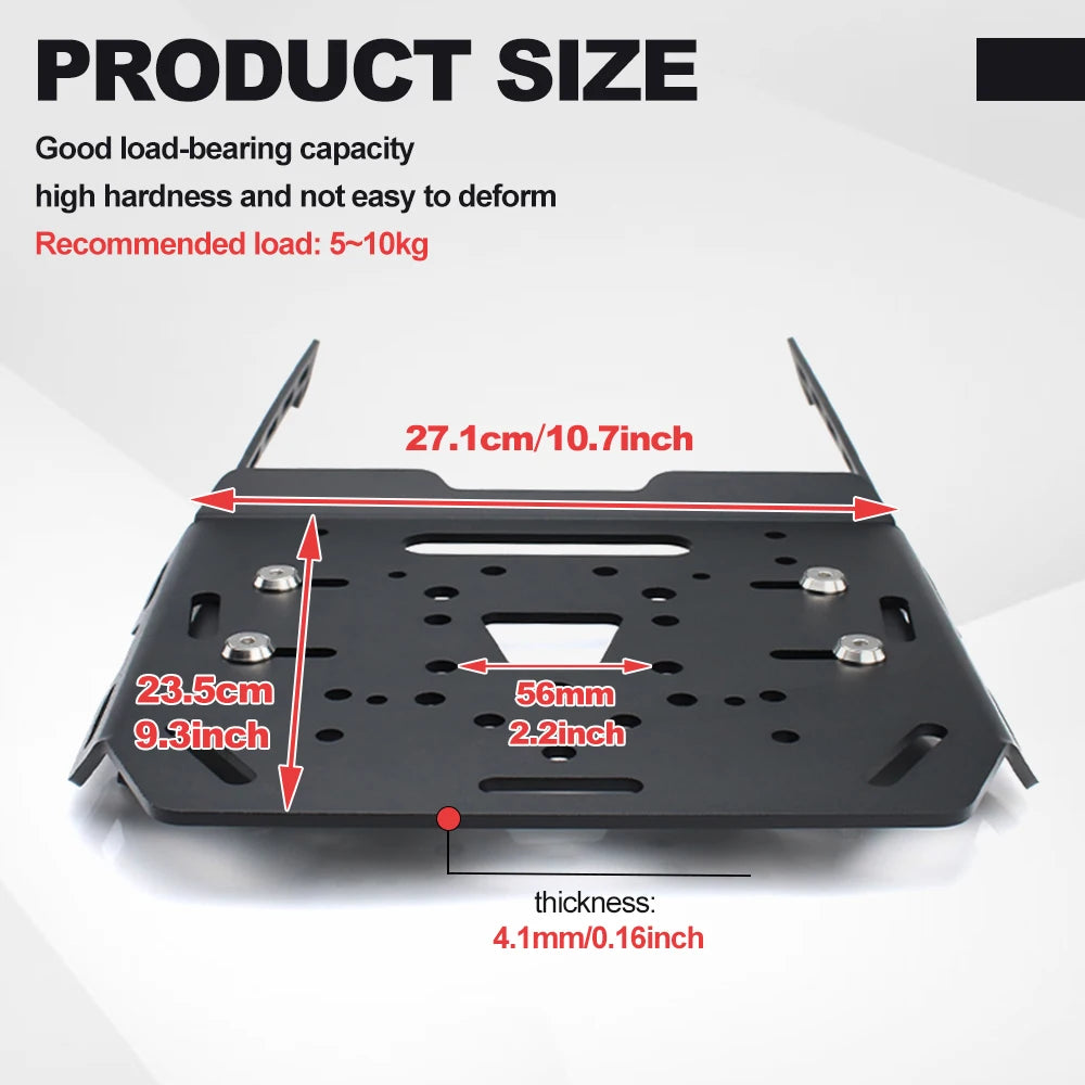 Motorcycle Rear Luggage Rack Cargo Top Case Bracket For Yamaha Tenere 700 XTZ690