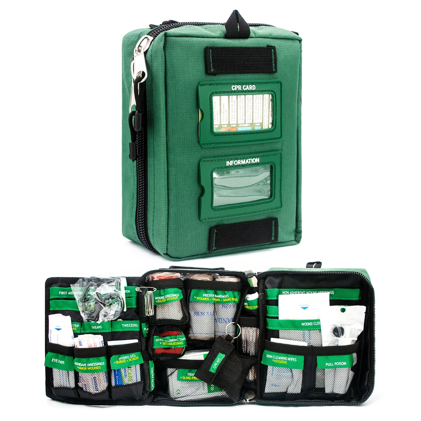 165-Piece Handy First Aid Kit Emergency Survival Medical for Outdoor & Car