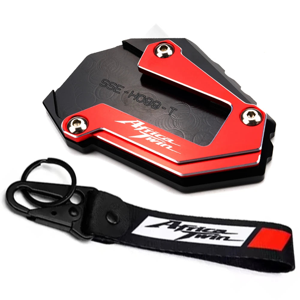CRF1100L Kickstand Side Stand Pad Plate + Keychain Honda Africa Twin 20-23