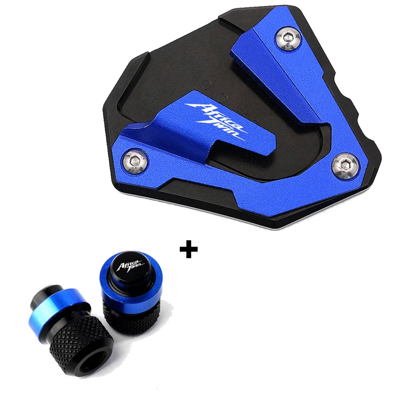 CRF1000L Side Stand Enlarger Pad for Honda Africa Twin 2016-2019 + Valve Caps