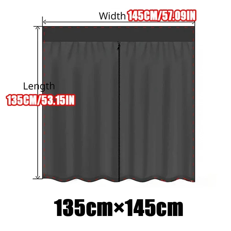 Universal Van camper Magnetic Sliding Door Mosquito Fly Net Mesh Screen