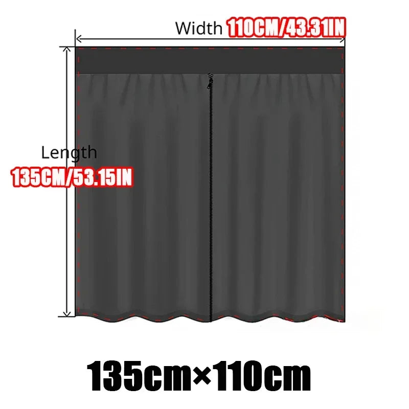 Universal Van camper Magnetic Sliding Door Mosquito Fly Net Mesh Screen