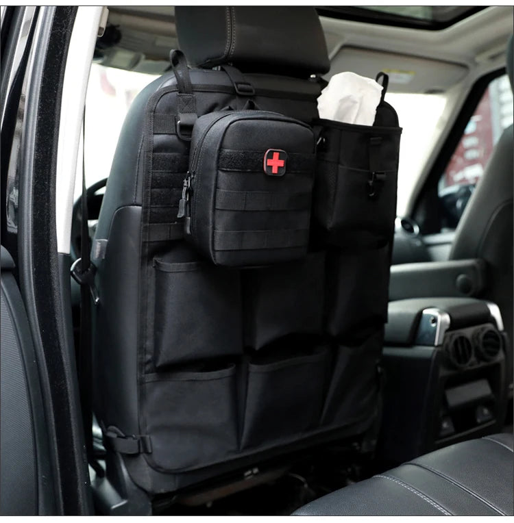 Seat Back Organizer – Waterproof Storage Bag with MOLLE System