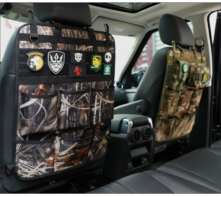 Seat Back Organizer – Waterproof Storage Bag with MOLLE System
