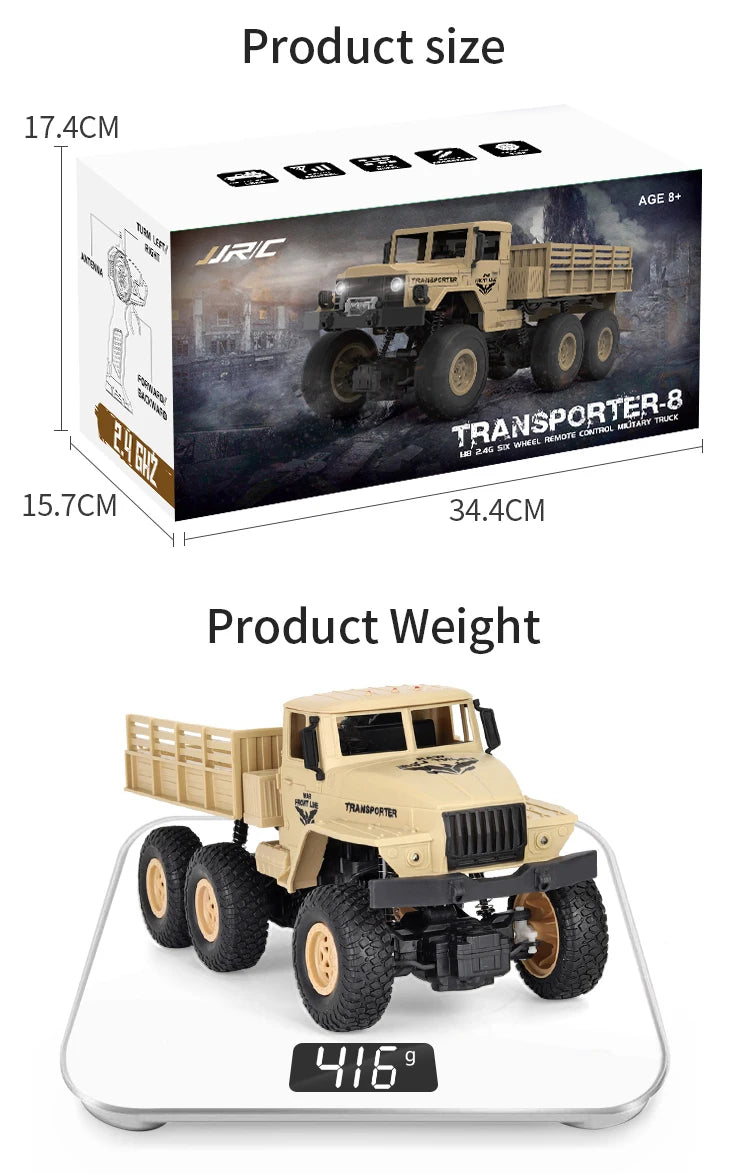 JJRC C8815, Q60, Q75, Q85, Q68, Q69 1:16 RC Military Truck Tank Crawler Jeep