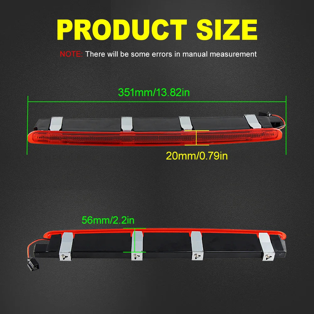 Red LED Third Brake Light for Mercedes Benz C-Class W203 Saloon (2001-2007)