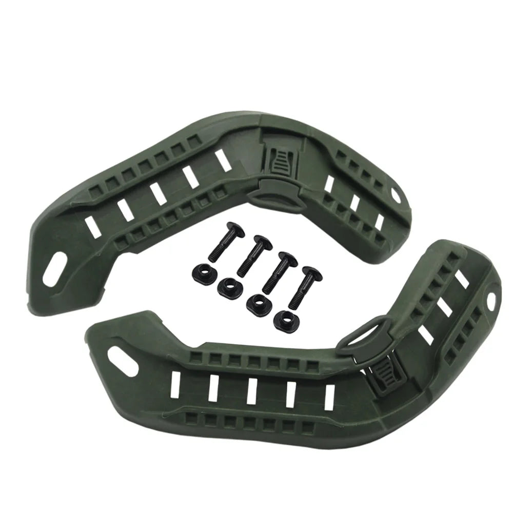 Tactical Helmet Side Rail Mount Kit ABS Airsoft Guide Rail Set