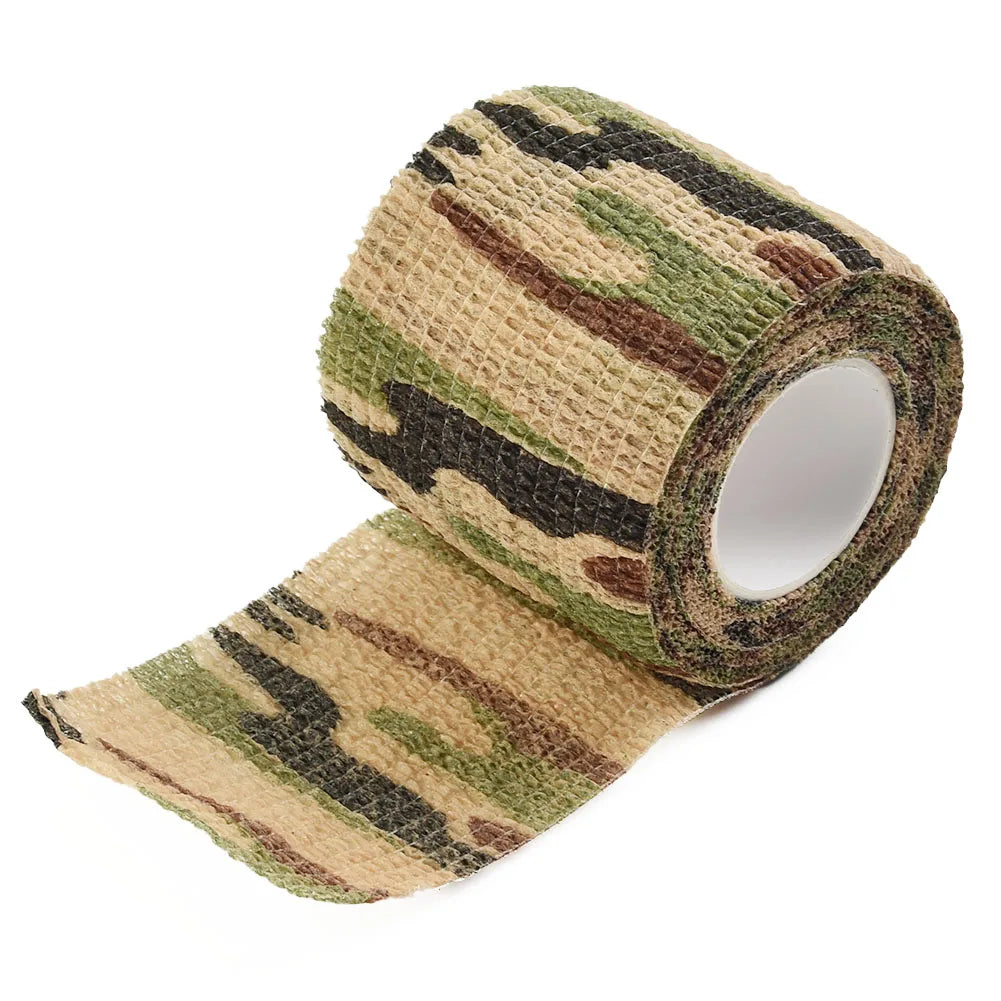 1pc Camouflage Invisible Tape Camo Form Self-Cling Wrap for Hunting Outdoor Gear