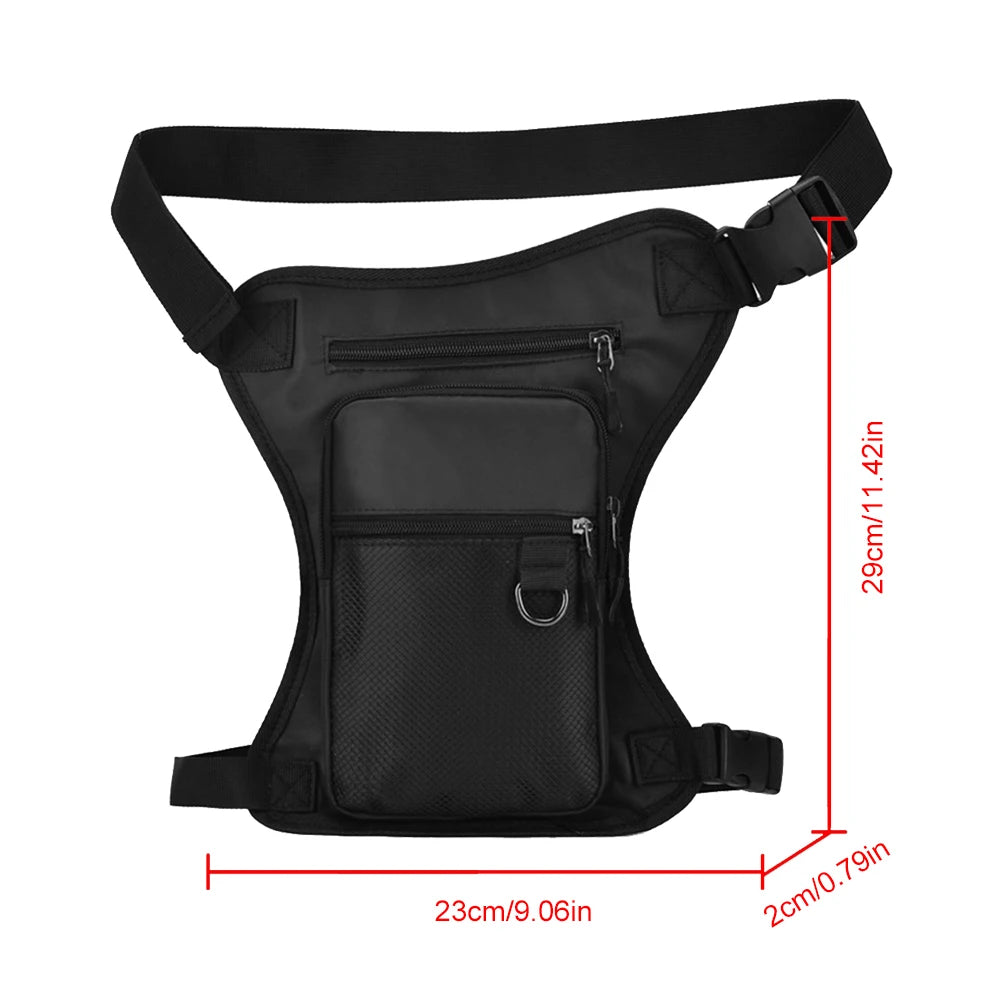 Motorcycle Leg Side Bag – Waterproof Travel Pack Adjustable Waist & Thigh Bag