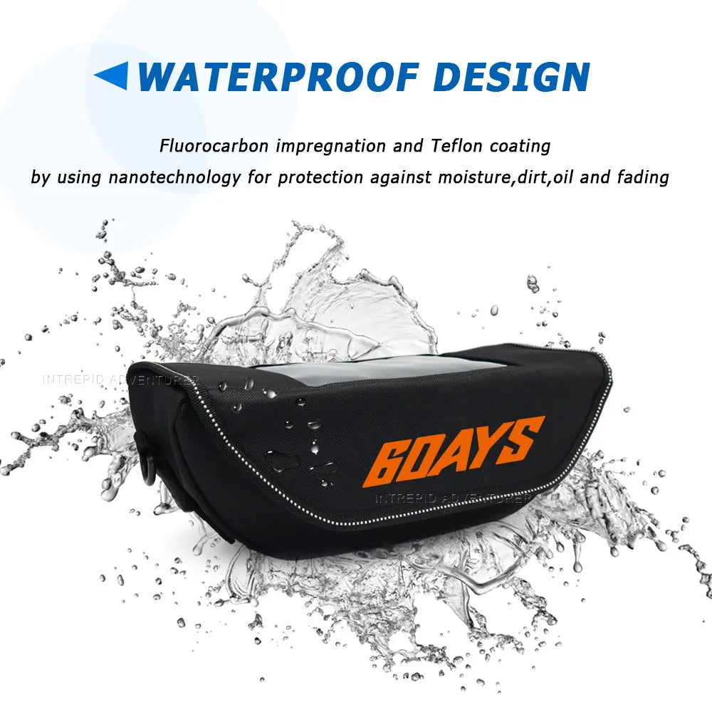 Handlebar Storage KTM EXC EXC-F XC-W TPI Six Days 2020-2022 Waterproof Bag 6DAYS