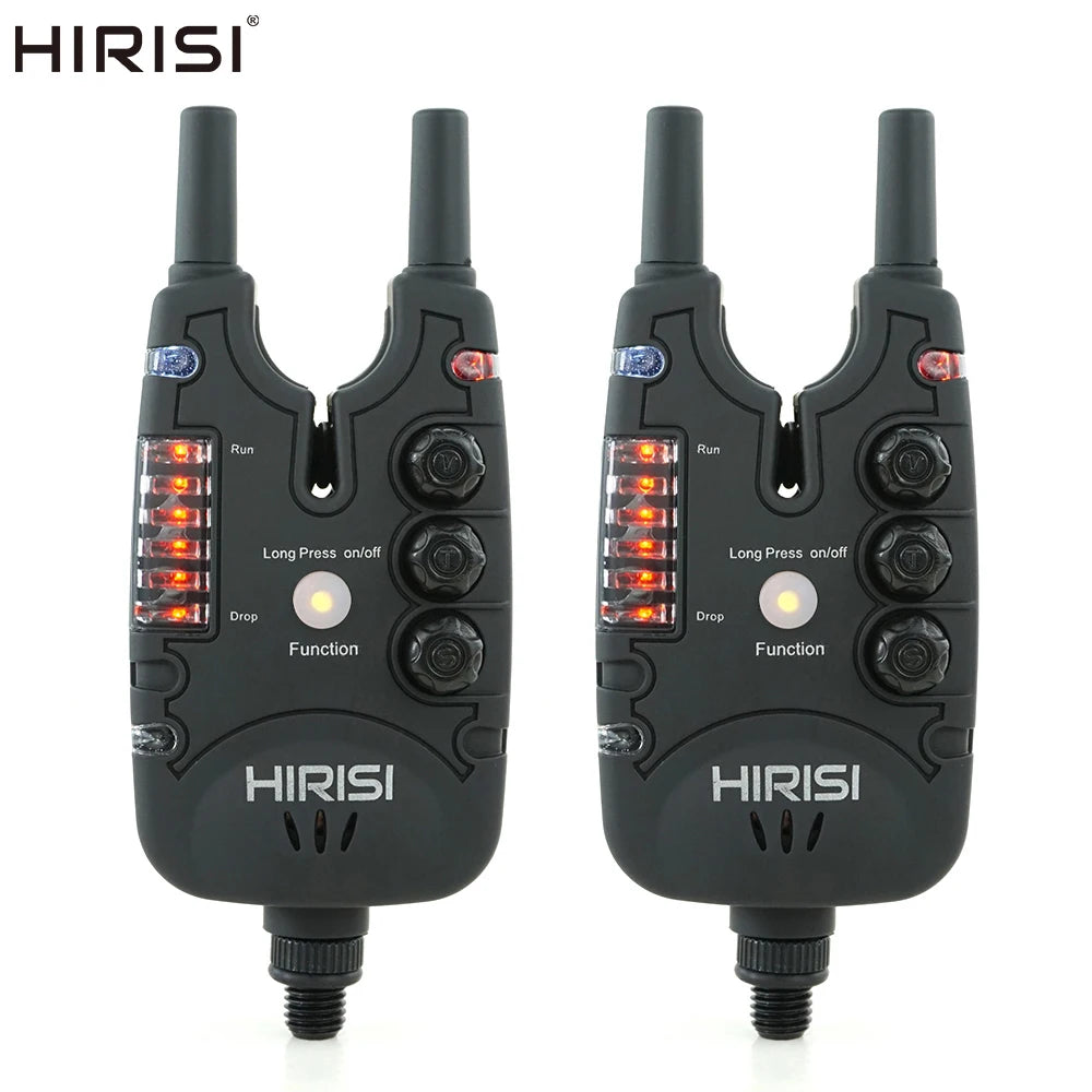 Hirisi Carp Fishing Bite Alarm B150 with LED Light Tone Volume Sensitivity