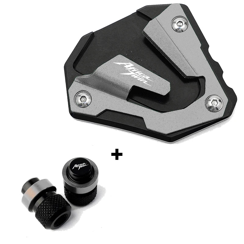 CRF1000L Side Stand Enlarger Pad for Honda Africa Twin 2016-2019 + Valve Caps