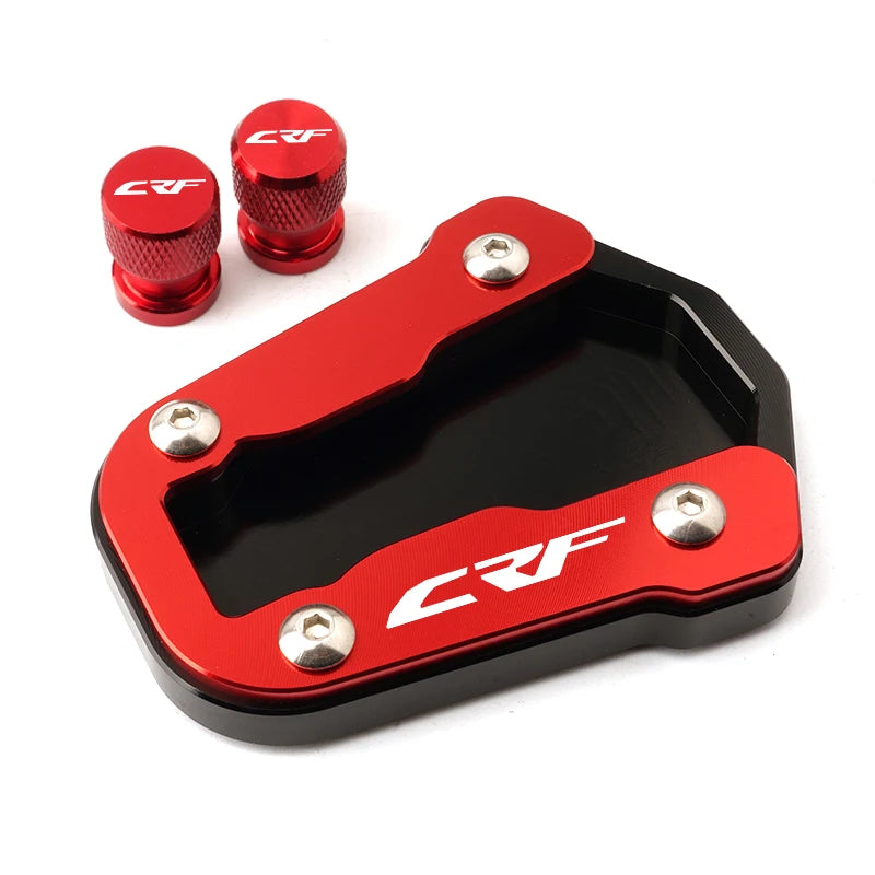 CRF300L 2021-2024 Side Stand Extension Kickstand Pad Enlarger 6061 CNC Aluminum