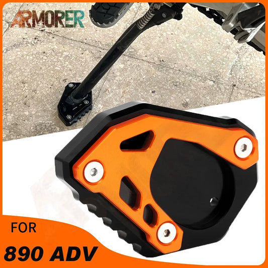 KTM 890 Adventure R Side Stand Kickstand Plate Pad CNC Aluminum 2020-2023