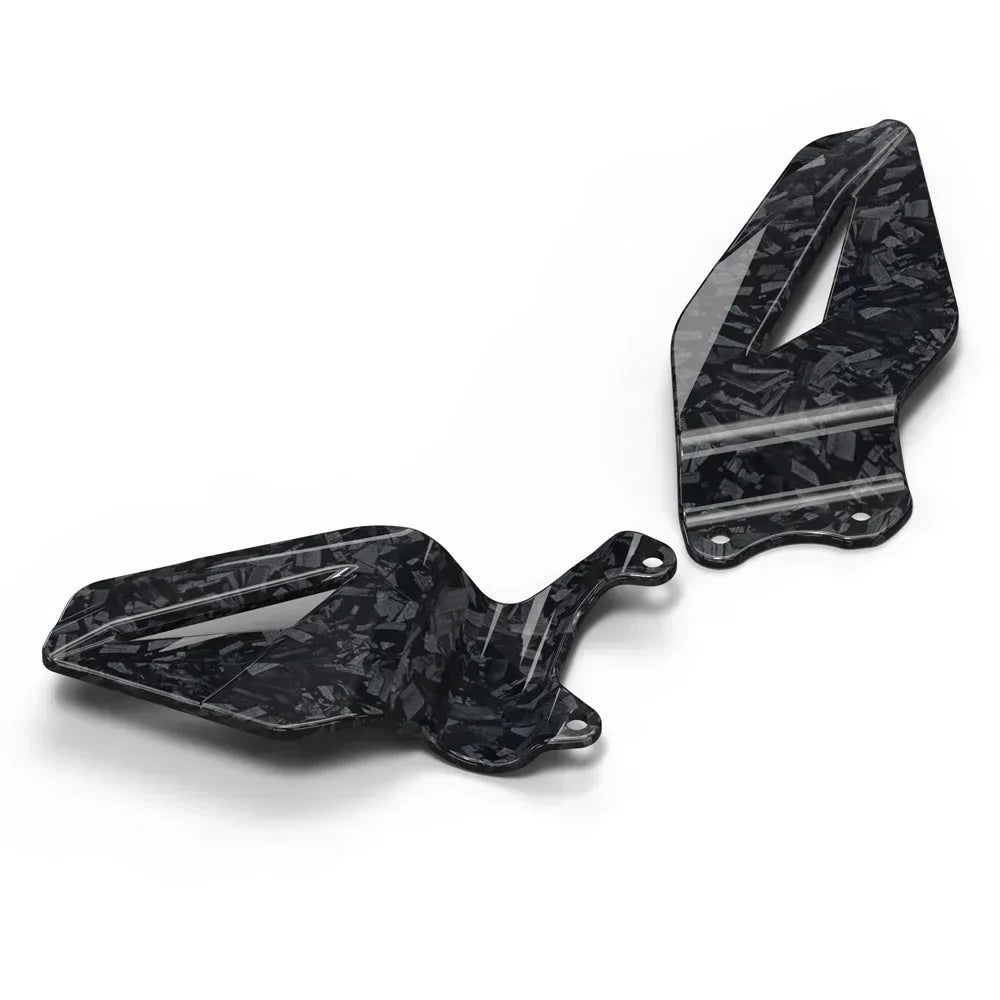 Yamaha R6 2006-2022 Carbon look Foot Pedal Heel Guard Plates Decoration Set