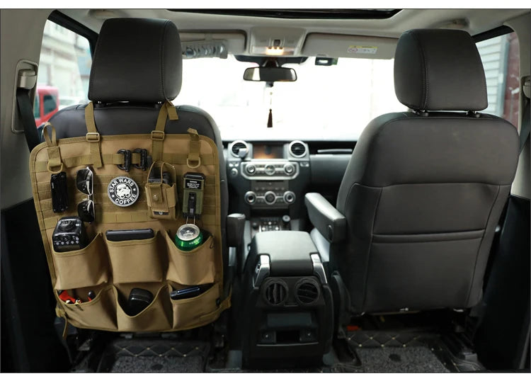 Seat Back Organizer – Waterproof Storage Bag with MOLLE System