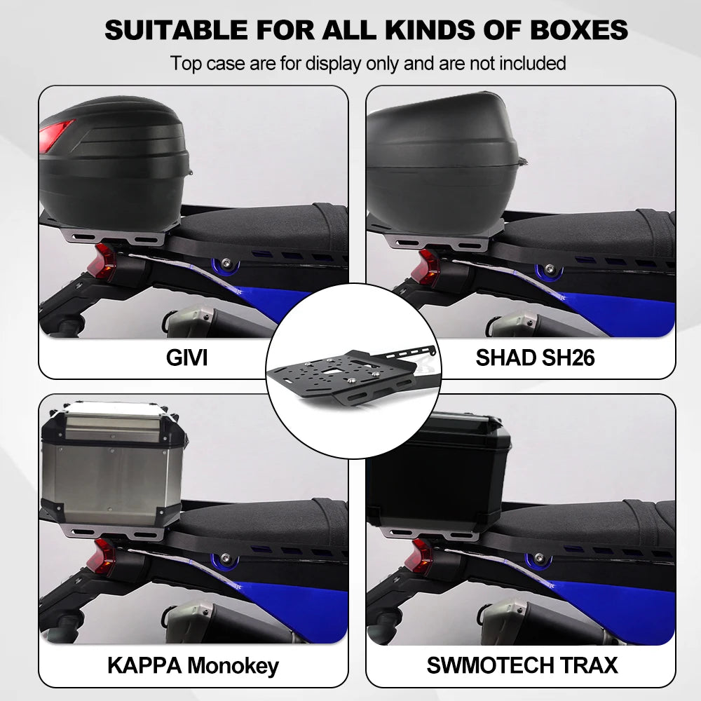 Motorcycle Rear Luggage Rack Cargo Top Case Bracket For Yamaha Tenere 700 XTZ690