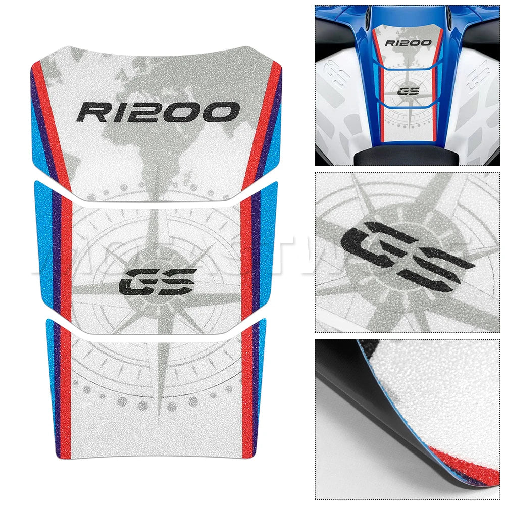 BMW R1250GS R1200GS Adventure Tank Pad Protector Resin Sticker Decals 2014-2023