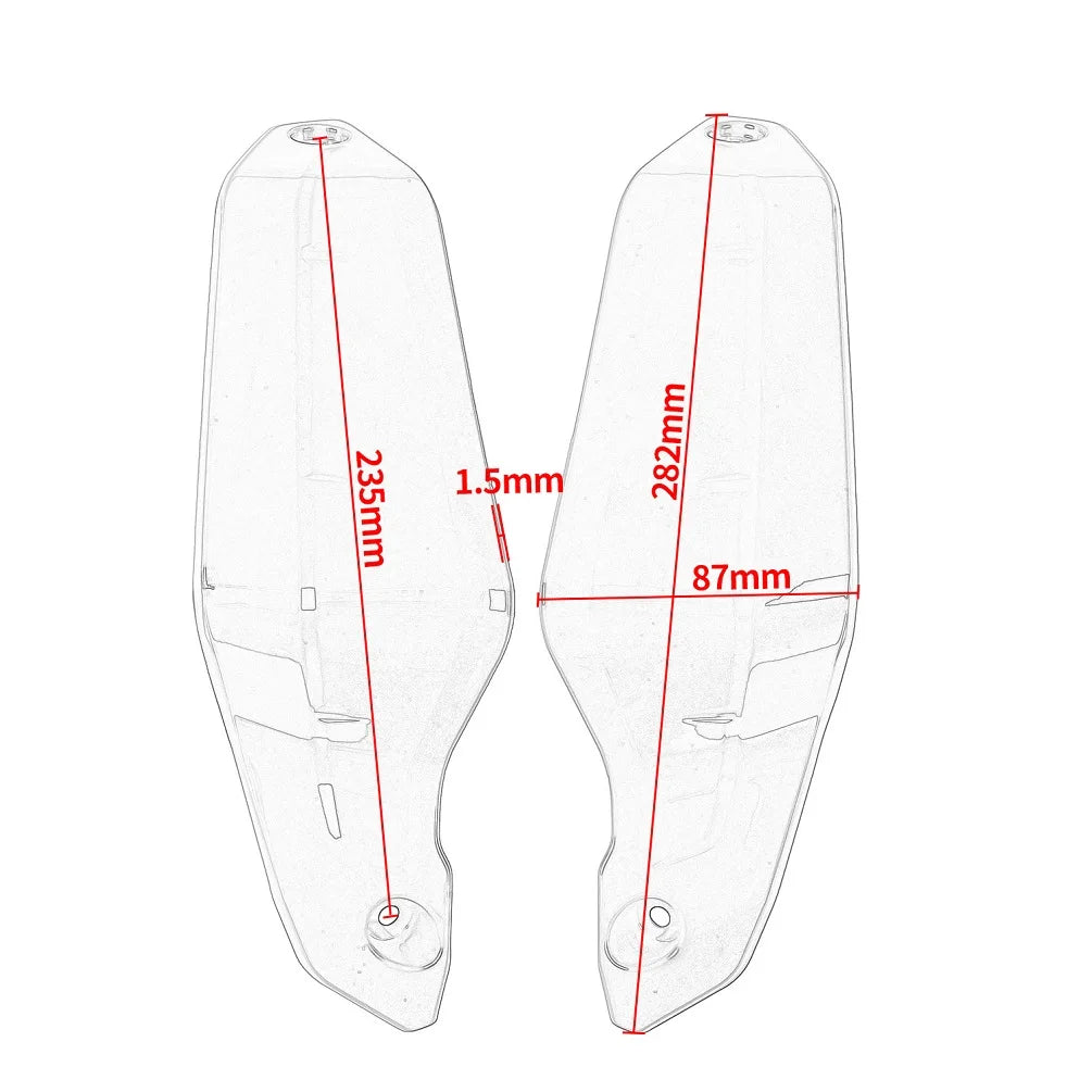 Handguard Screen Shield for Honda CRF1100L Africa Twin X-ADV 750 2020-2024