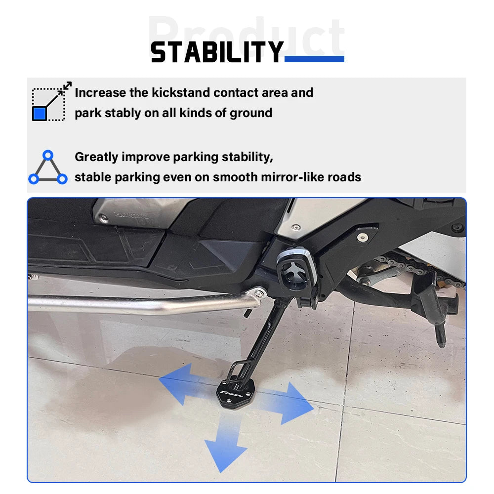 Honda Forza 750 NSS750 Kickstand Extender Side Stand Pad 2021–2025 CNC Aluminium
