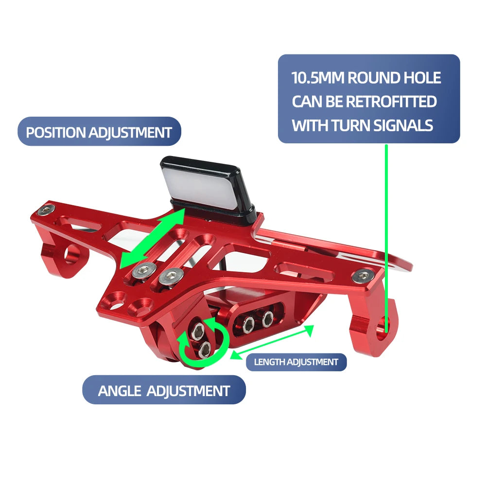 TAIL TIDY Plate Mount LED Turn Signal Light CNC Universal Fit Compatibility list
