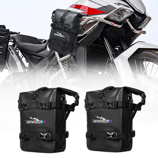 BMW R1250GS R1200GS Motorcycle Waterproof Frame Crash Bar Bag 8L Luggage Black