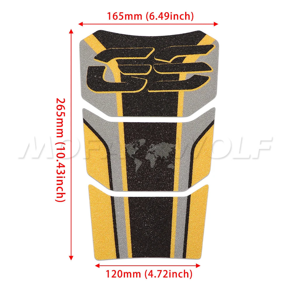 BMW R1250GS R1200GS Adventure Tank Pad Protector Resin Sticker Decals 2014-2023