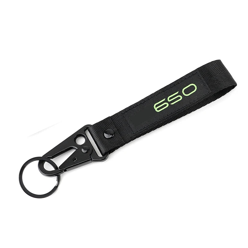 CNC Motorcycle Key Shell Cover & Keychain for Kawasaki Z650 Ninja 650 2017-2025