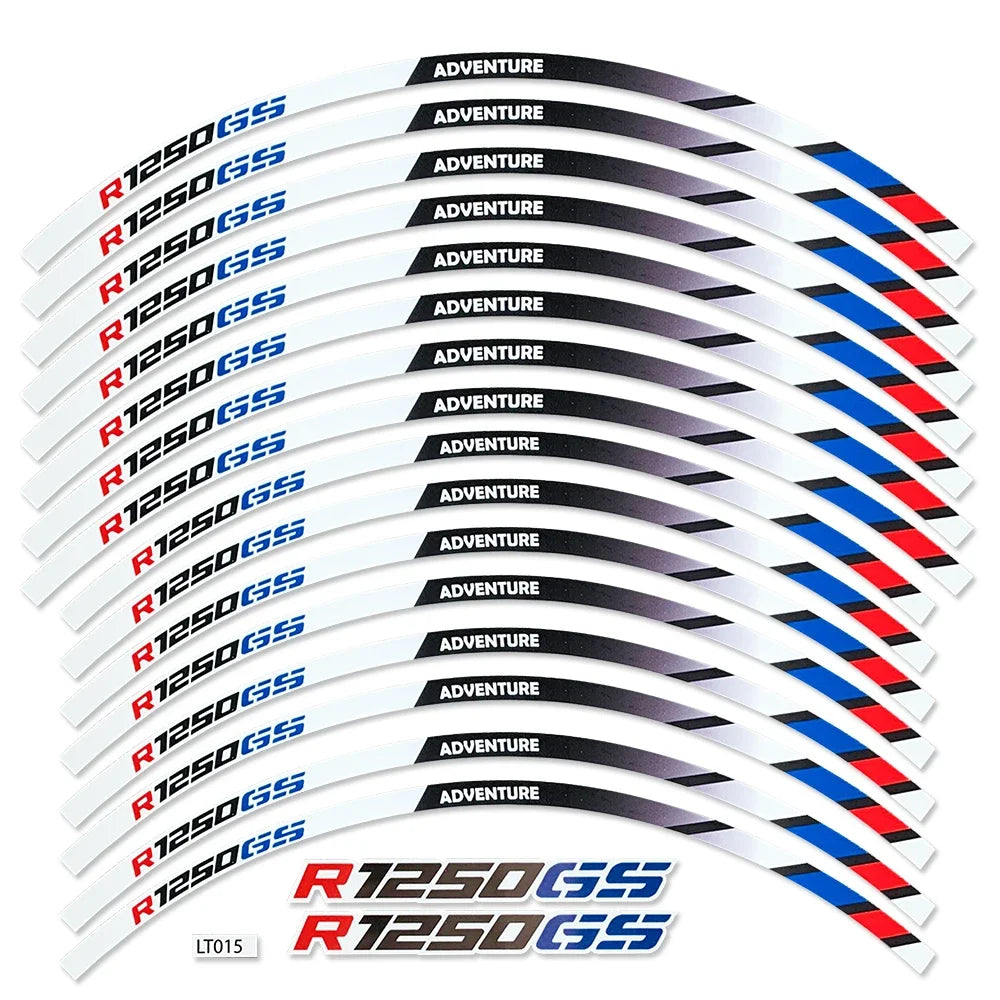 BMW R1200GS R1250GS ADV S1000XR Motorcycle Decals Swingarm Shaft, wheel & other
