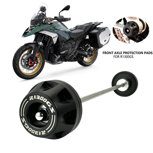 BMW R1300GS Front Axle Fork Crash Slider Protector R 1300 GS ADV 2023–2025