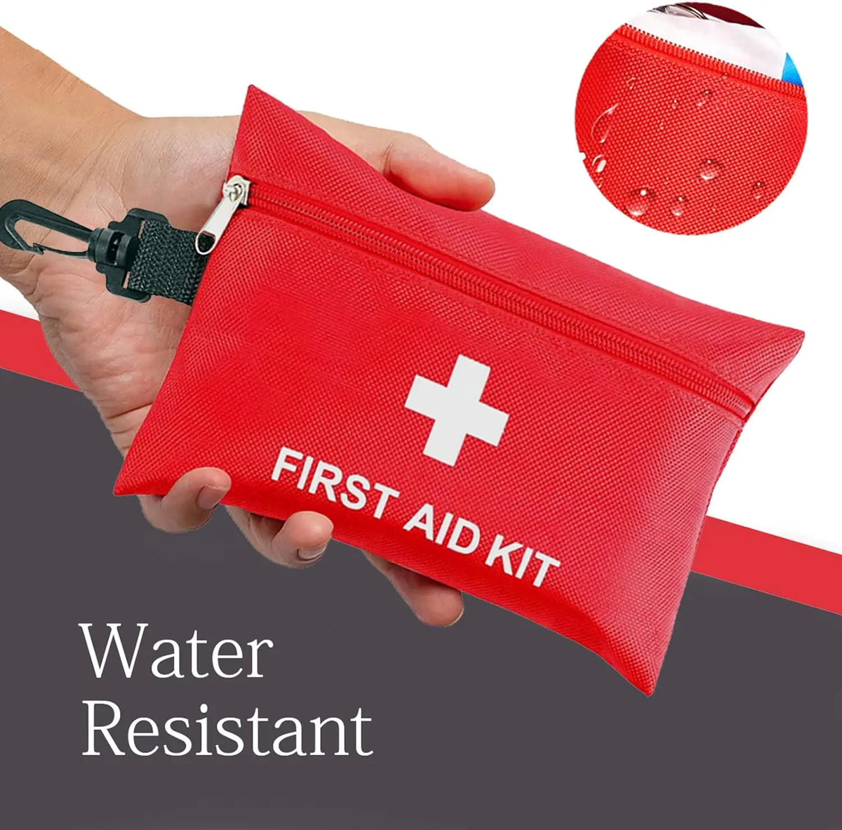 First Aid Kit Complete  92/104/284 Pieces – Compact & Water-Resistant Case