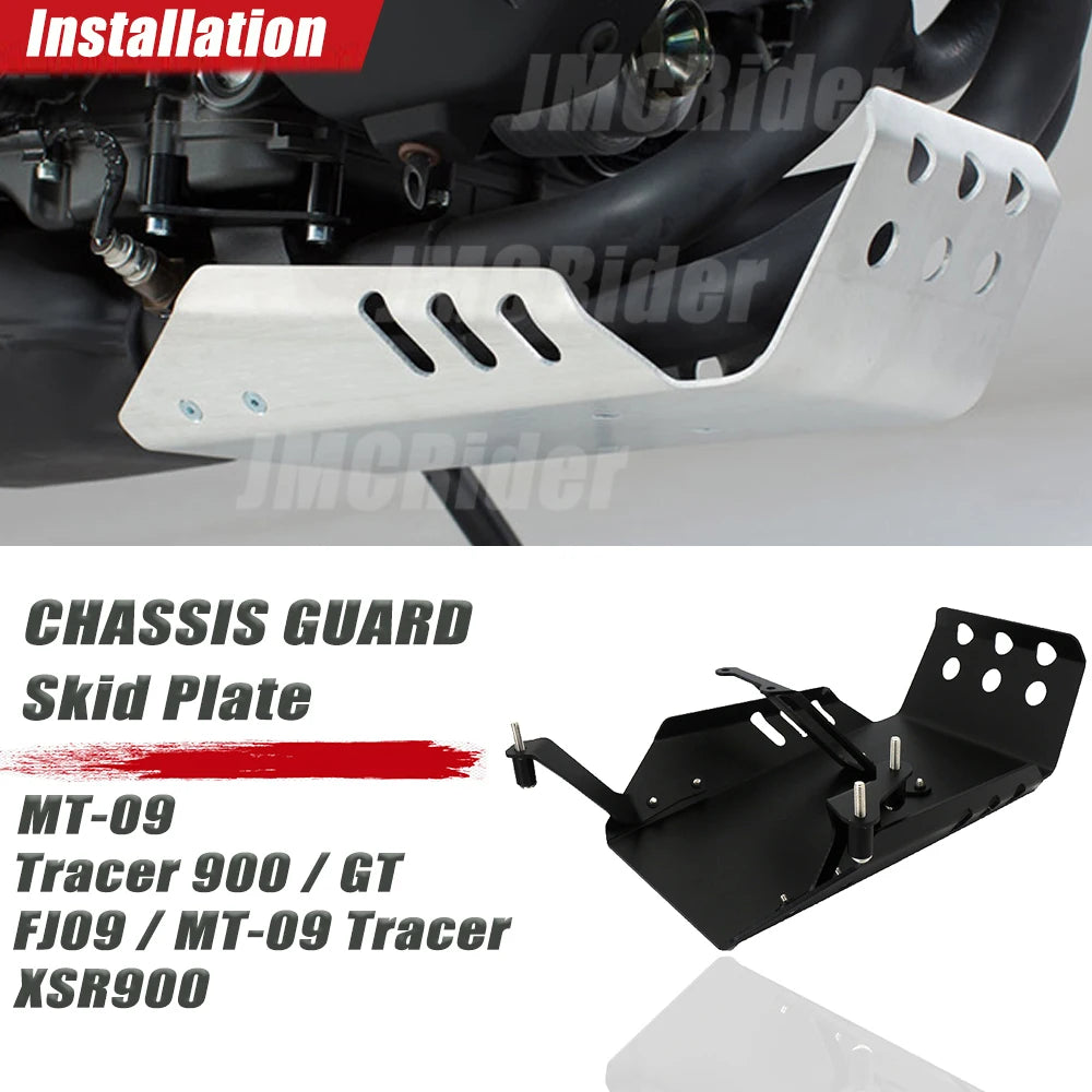 Engine Skid Plate Guard For Yamaha MT-09 FZ-09 XSR900 Tracer 900 2013-2021