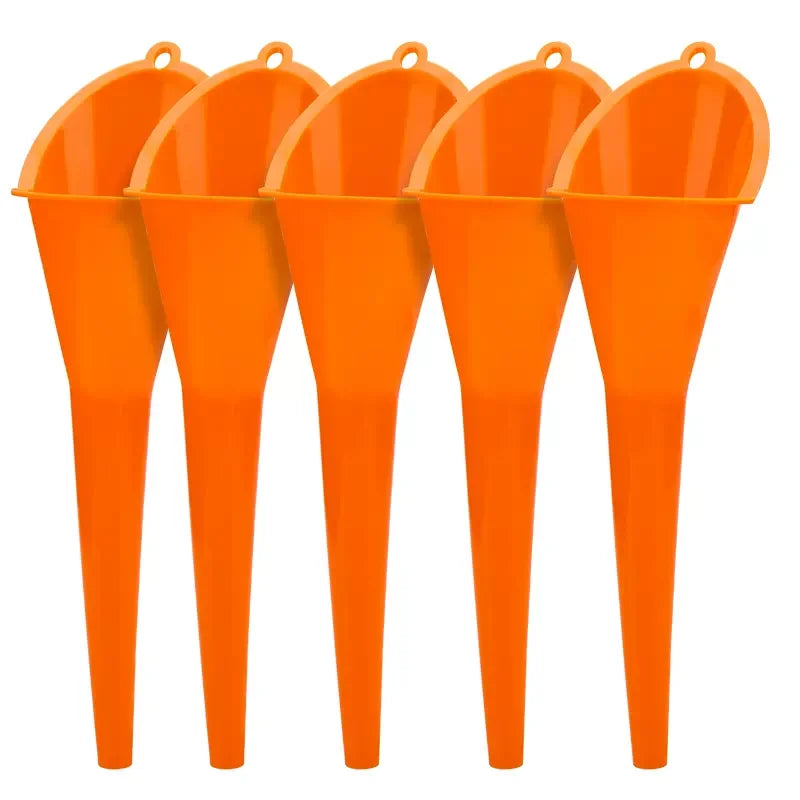 Long Stem Funnel - Anti-Splash Oil Fuel Filling Tool, Motorcycle Car Refueling
