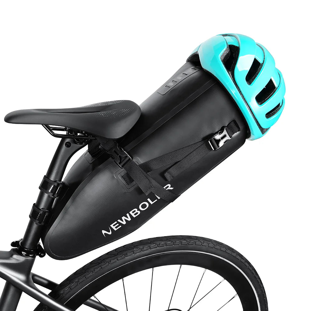 13L Waterproof Bicycle Saddle Tail Bag MTB Road Bike Luggage Touring eatpost