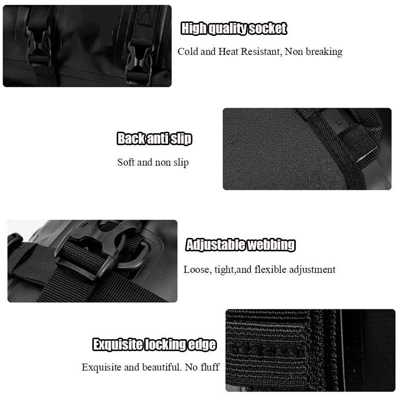 Motorcycle Crash Bars Bag Waterproof, Repair Tools, Luggage BMW Honda Suzuki Adv