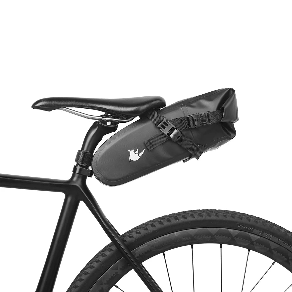 4L Waterproof Bike Saddle Bag Rear Cycling Tail Pouch Seatpost Storage MTB
