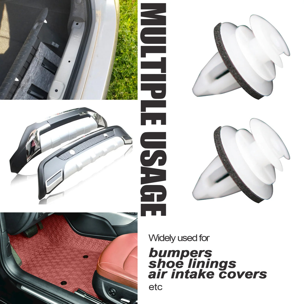 BMW Trim Panel Retainer Clips Set for  E46 E90 E91 E92 E93 X5 E53 Fasteners
