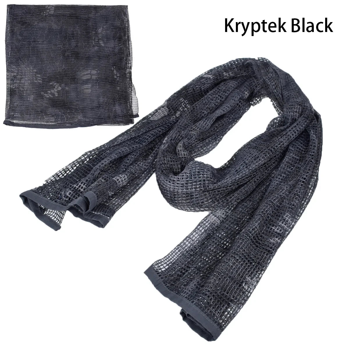 Tactical Cotton Scarf Mesh Neck Keffiyeh Camouflage Face Sniper Veil for Hunting