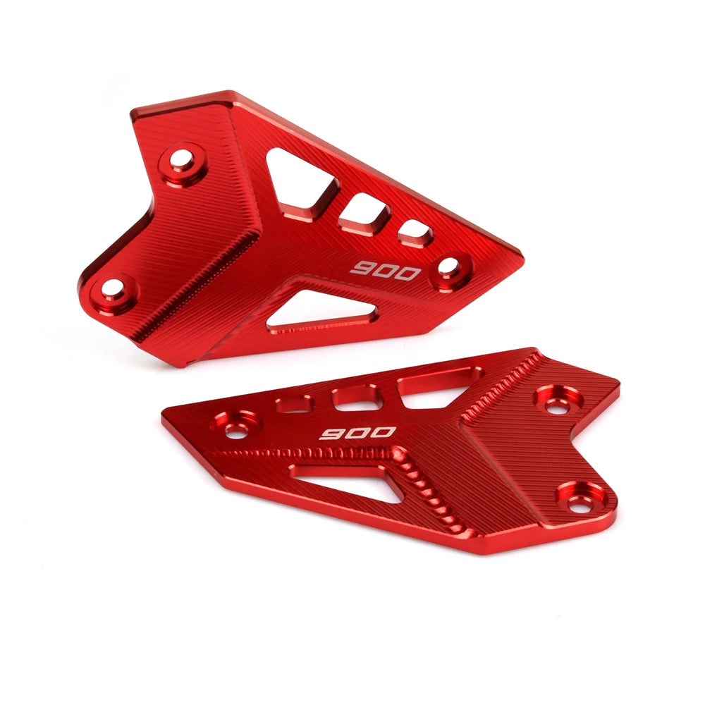 Kawasaki Z900 2017–2024 Rear Footpeg Heel Guard Plates CNC Alloy – All Colours