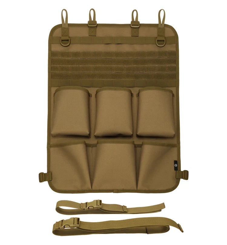 Seat Back Organizer – Waterproof Storage Bag with MOLLE System