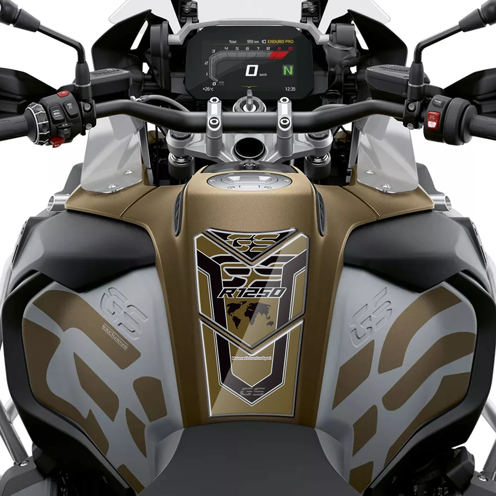 BMW R1250GS Adventure 3D Gel Tank Pad Protector 2019-2024 Paint Protection