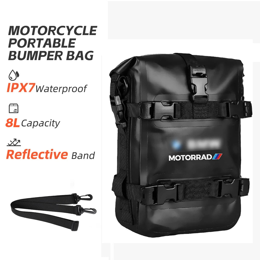 Waterproof Frame Crash Bar Bags for BMW R1250GS R1200GS F750GS F850GS ADV 8L