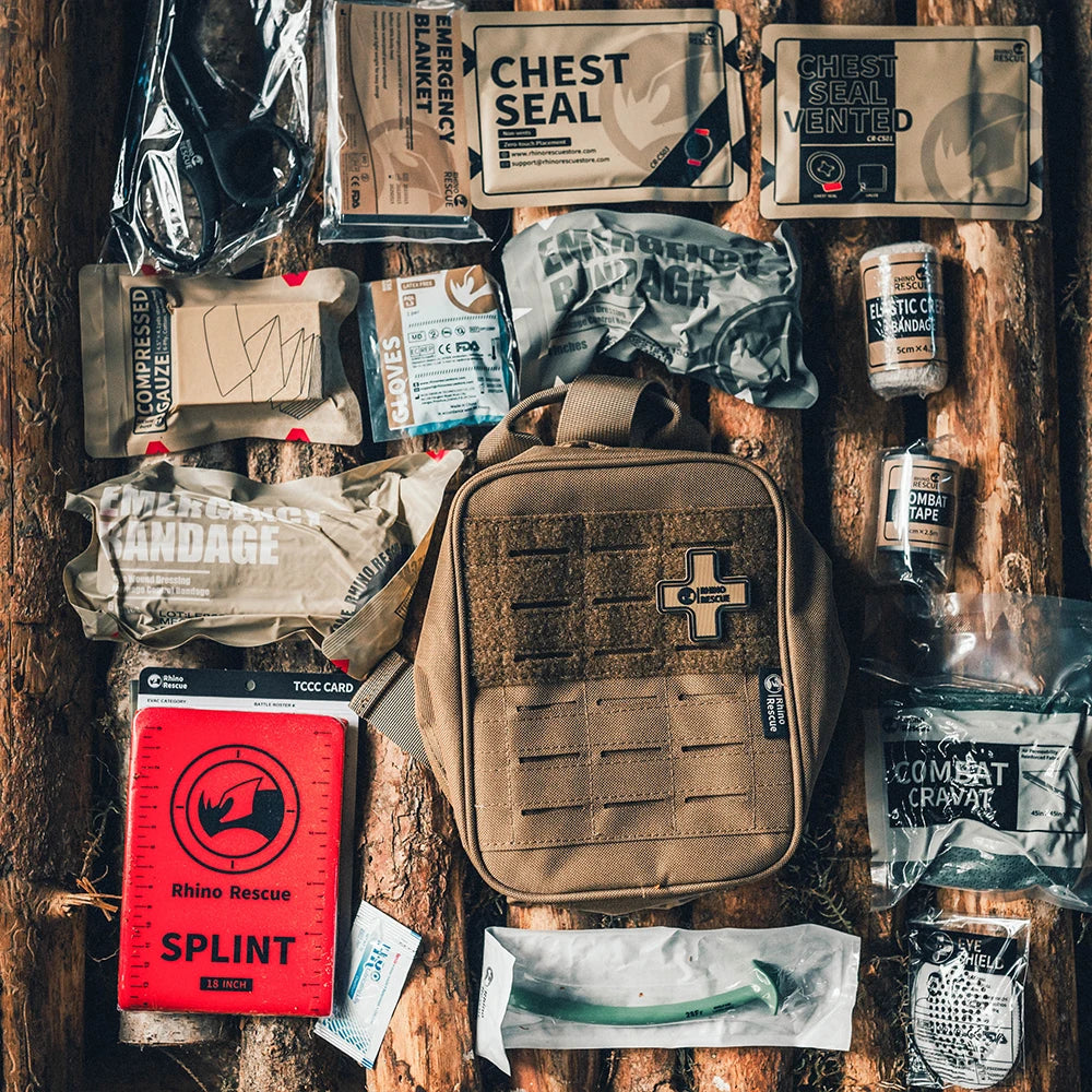 RHINO RESCUE-SE IFAK Trauma First Aid Kit | Tactical Medical Pouch | Emergency