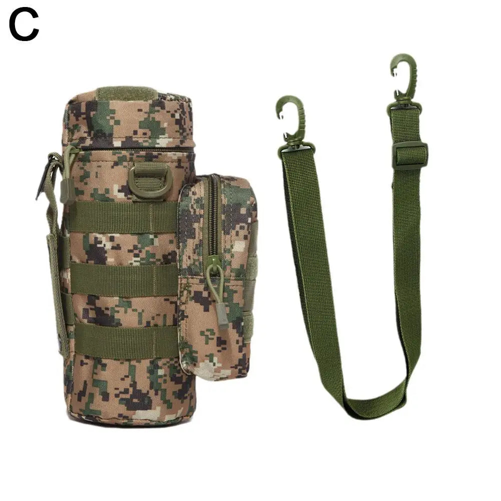 Molle Water Bottle Holder Bag Hydration Carrier Pouch with Strap 32oz Nylon